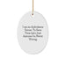 Funny Ambulance Driver Gifts - Oval Ornament for Ambulance Driver Friends, Coworkers, or Family - Men's Christmas Unique Gifts from Family, Friends, or Coworkers - Image 1