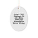 Civil Engineer Gifts for Men - Funny Oval Ornament, 'I Am A Civil Engineer. To Save Time Let's Just Assume I'm Never Wrong.', Christmas Unique Decorations - Image 1