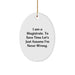 Funny Magistrate Gifts from Family Oval Ornament I Am A Magistrate - White, Oval Shaped Christmas Unique Gifts for Men Women Friends Coworkers - Image 1