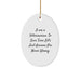 Funny Veterinarian Gifts from Friends for the Vet in Your Life - I Am A Veterinarian Oval Ornament, Humorous Christmas Unique Gifts, Unique Veterinary Doctor Present - Image 1