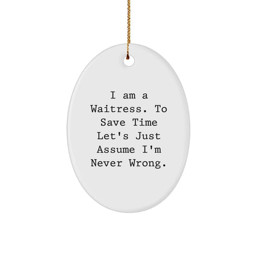 Funny Waitress Gifts for Women Friends from Christmas Unique Gifts - Image 1