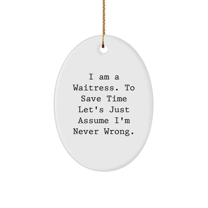Funny Waitress Gifts for Women Friends from Christmas Unique Gifts - Image 1