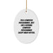 Computer Programmer Gifts from Friends - I'm A Computer Programmer Oval Ornament, Christmas Unique Presents for Men or Women - Image 1