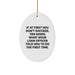 Funny Loan Officer Gifts from Friends for Loan Officers - Oval Ornament with Quote - Christmas Unique Ornaments for Loan Officer - Image 1
