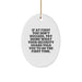 Funny Security Guard Gifts from Friends and Family, Oval Ornaments for Christmas Unique Gifts, If At First You Don't Succeed - Security Guard Christmas Decoration for Security Guard - Image 1