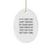 Funny Surveyor Oval Ornament Gifts from Men to Surveyor Friends for Christmas Unique - Image 1