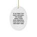 Funny Vice Principal Gifts, Oval Ornament Quotes, Christmas Unique Gift for Vice Principal, Vice Principal Decorations - Image 1