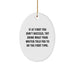 Funny Writer Gifts for Men Friends Family with Oval Ornament Quote - Gifts from Men Women Friends Family - Christmas Unique Gifts - Image 1