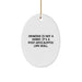 Funny Drawing Gifts for Friends, Oval Ornament for Men, Women, or Coworkers, Drawing Is Not A Hobby Christmas Unique Gifts, Gifts From Family - Image 1