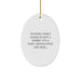 Funny Playing Video Games Oval Ornament Gifts from Friends for Christmas Unique Gifts - Image 1