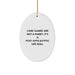 Funny Card Games Oval Ornament for Card Game Players, Christmas Unique Gifts from Friends and Family - Image 1