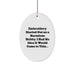 Embroidery Fun Oval Ornament Gifts from Friends and Family for Christmas Decor - Image 1