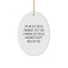 Electrical Engineer Oval Ornament Gifts from Friends, for Electrical Engineers at Christmas - Image 1
