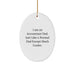 Funny Accountant Gifts for Men, Oval Ornament, I Am An Accountant Dad, Christmas Unique Gifts from Family - Image 1