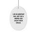 Funny Assistant Dad Oval Ornament - Gifts from Family to Assistant, Perfect for Christmas Unique Gifts, Oval Shaped Assistant Decoration - Image 1