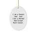 Funny Dealer Gifts from Dad - I Am A Dealer Dad Just Like A Normal Dad Except Much Cooler, Oval Ornament for Men, Women, Family, Friends, Christmas Unique Gifts - Image 1