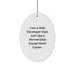 Funny Web Developer Dad Gifts Oval Ornament Christmas Unique Presents from Men Gifts for Web Developer - Image 1