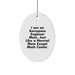 Aerospace Engineer Mom Gifts - Oval Ornament, White, I Am An Aerospace Engineer Mom Just Like A Normal Mom Except Much Cooler, Christmas Unique Gifts - Image 1