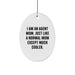 Agent Mom Gifts, Funny Agent Oval Ornament, Christmas Unique Agents - Image 1