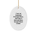 Funny Assistant Principal Mom Gifts for Assistant Principals, Oval Ornament, Christmas Unique Gifts from Friends, Family, Coworkers - Image 1