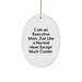 Executive Mom Oval Ornament Gifts for Coworkers, Friends, Women, Funny, I Am An Executive Mom - Image 1