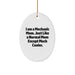 Funny Mechanic Mom Gifts for Mechanic Men, Oval Ornament for Men, Gifts from Mom, Unique Christmas Unique Gifts for Mechanic Dad - Image 1