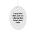 Christmas Unique Gifts from Family, Funny Oval Ornament for Priest Mom, I Am A Priest Mom Gift for Men - Image 1