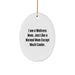 Funny Waitress Mom Oval Ornament Gifts from Friends, Family, or Coworkers for Waitress - Christmas Unique Gifts - Image 1
