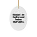 Funny Personal Trainer Oval Ornament Gifts from Friends to Personal Trainer Men - Image 1