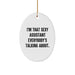 Gifts for Your Favorite Assistant, Oval Shaped Sexy Assistant Ornament, Christmas Unique Gifts from Friends and Family - Image 1
