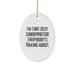 Sexy Chiropractor Oval Ornament Gifts from Friends for Chiropractor Men - Image 1