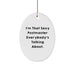 Funny Postmaster Gifts from Men to Postmaster Friends - Oval Ornament with 'I'm That Sexy Postmaster Everybody's Talking About' Quote - Christmas Unique Decorations for Office - Image 1