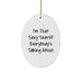 Sexy Sheriff Oval Ornament Funny Sheriff Gifts for Men Christmas Unique Ornaments - Image 1