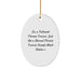 Fitness Trainer Oval Ornament, Funny Quote Gifts from Friends and Family for Men and Women, Christmas Unique Decorations - Image 1