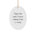 Funny Playing Video Games Oval Ornament Gifts for Men, Unique Christmas Ornaments from Friends, Coworkers, Family - Image 1