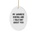 Funny Japanese Bobtail Cat Oval Ornament Gifts from Friends to Japanese Bobtail Cat Lovers on Christmas - Image 1