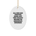 Funny Aerospace Engineer Gifts for Him, Unique Oval Ornament, Inspirational Quote - Gifts from Men to Aerospace Engineer Friends at Christmas - Image 1