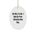 Funny Librarian Oval Ornament Gifts from Friends to Librarian, Christmas Unique Gifts for Librarian Men, Women, Family, Friends, Coworkers - Image 1
