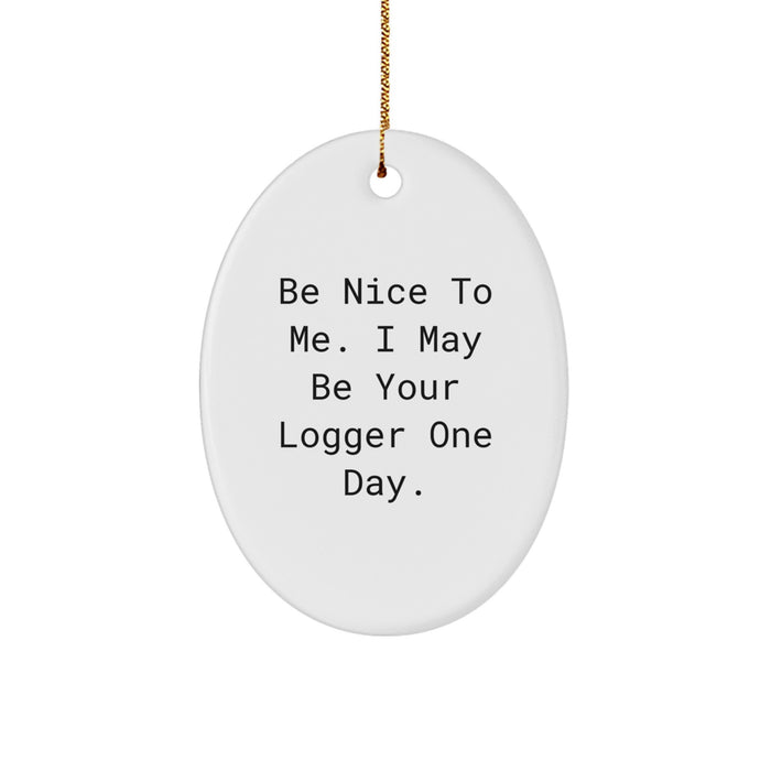 Funny Logger Gifts from Friends for Men on Christmas Unique - Image 1