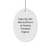 Mechanical Engineer Gifts from Family - Oval Ornament, 'Dream Big, Work Hard, And Become An Amazing Mechanical Engineer.' - Unique Christmas Unique Gifts for Men and Women - Image 1