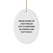 Funny Rottweiler Dog Gifts for Men, Women, Friends, Family - Oval Ornament for Christmas - Image 1