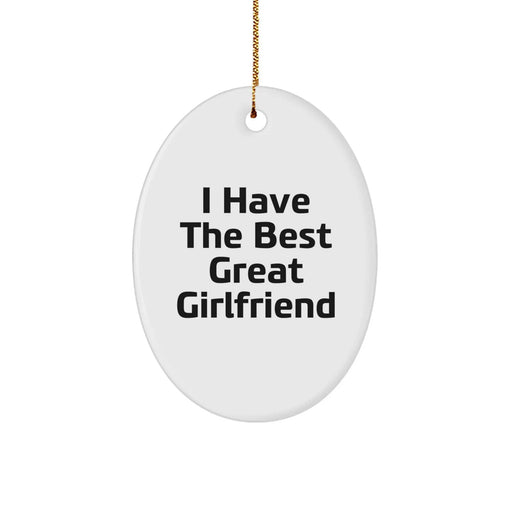 Funny Sweetheart Oval Ornament - Great Gifts for Her from Men on Christmas Unique Ideas - Image 1