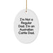 Funny Christmas Unique Gifts for Australian Cattle Dog Lovers - Australian Cattle Dad Oval Ornament, Gifts from Men to Friends, Family - Image 1
