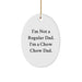 Chow Chow Dog Oval Ornament Funny Quote Gifts for Men Women Friends Family, Gifts from Dad Mom Grandma Grandpa, Unique Christmas Decorations - Image 1