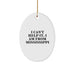 Funny Mississippi Oval Ornament, Gifts from Friends to Mississippi, Unique Christmas Unique Gifts, Oval Ornament Shaped Decoration, I Can't Help It - Image 1