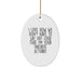 Funny Actuary Gifts for Men, Oval Ornament - Christmas Unique Gifts from Friends, Family, Coworkers for Favorite Actuary - Image 1