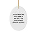 Funny Trucker Gifts from Friends - I Love How We Don't Have To Say Out Loud That I'm Your Favorite Trucker, Oval Ornament, Christmas Unique Gifts for Trucker Men - Image 1