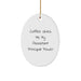 Funny Assistant Principal Oval Ornament Gifts for Men Christmas Unique Decorations from Family - Image 1