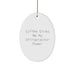Chiropractor Power Funny Oval Ornament Gifts from Friends for Chiropractor Christmas Unique Gifts - Image 1