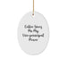 Funny Vice-principal Gifts for Christmas Unique Gifts from Friends to Vice-principal, Oval Ornament, Coffee Gives Me My Vice-principal Power - Image 1